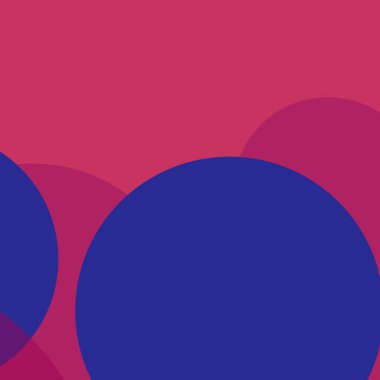 Vintage lekeli düz şekiller renkli arkaplan soyut basit daireler kabarcık iş deseni tasarımı