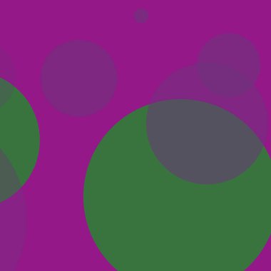 Benekli düz şekiller renkli arkaplan soyut basit daireler baloncuk iş deseni tasarımı