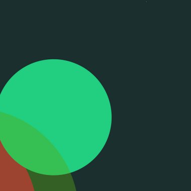 Benekli düz şekiller renkli arkaplan soyut basit daireler baloncuk iş deseni tasarımı