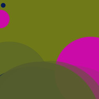 Benekli düz şekiller renkli arkaplan soyut basit daireler baloncuk iş deseni tasarımı