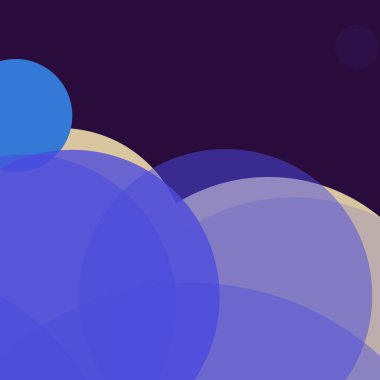 Benekli düz şekiller renkli arkaplan soyut basit daireler baloncuk iş deseni tasarımı