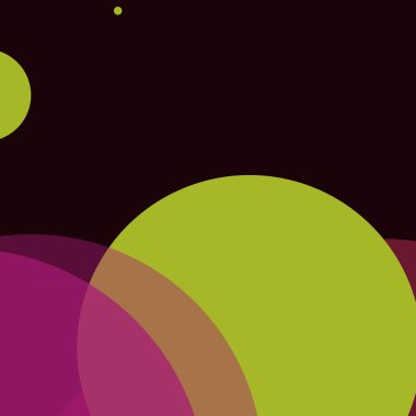 Benekli düz şekiller renkli arkaplan soyut basit daireler baloncuk iş deseni tasarımı