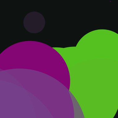 Benekli düz şekiller renkli arkaplan soyut basit daireler baloncuk iş deseni tasarımı