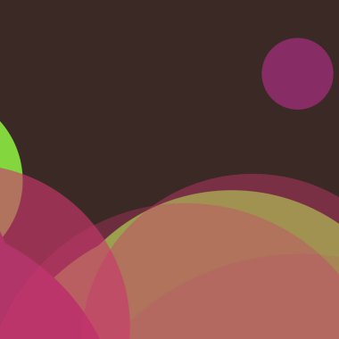 Benekli düz şekiller renkli arkaplan soyut basit daireler baloncuk iş deseni tasarımı