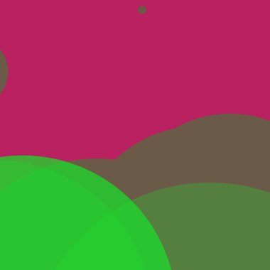 Benekli düz şekiller renkli arkaplan soyut basit daireler baloncuk iş deseni tasarımı