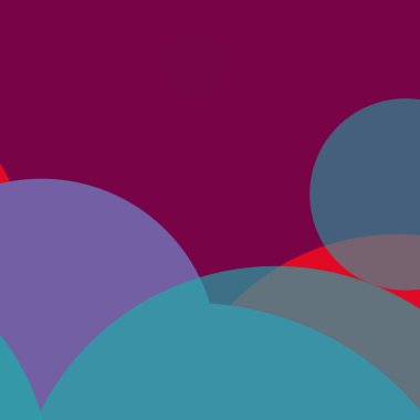 Benekli düz şekiller renkli arkaplan soyut basit daireler baloncuk iş deseni tasarımı