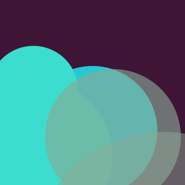 Benekli düz şekiller renkli arkaplan soyut basit daireler baloncuk iş deseni tasarımı