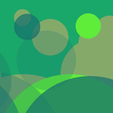 Düz şekiller renkli arkaplan benekli soyut daireler baloncuk iş deseni tasarımı