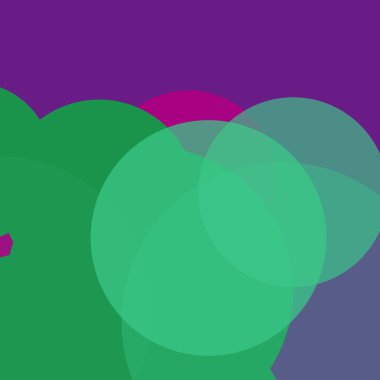 Düz şekiller renkli arkaplan benekli soyut daireler baloncuk iş deseni tasarımı