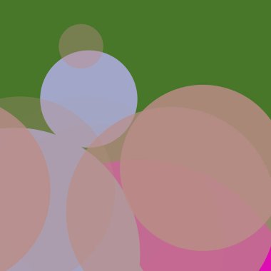 Düz şekiller renkli arkaplan benekli soyut daireler baloncuk iş deseni tasarımı