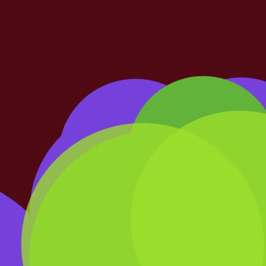 Düz şekiller renkli arkaplan benekli soyut daireler baloncuk iş deseni tasarımı