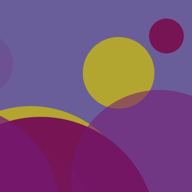 Düz şekiller renkli arkaplan benekli soyut daireler baloncuk iş deseni tasarımı