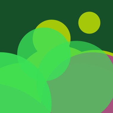 En az renkli arkaplan, soyut lekeli basit daireler baloncuk desen tasarımı