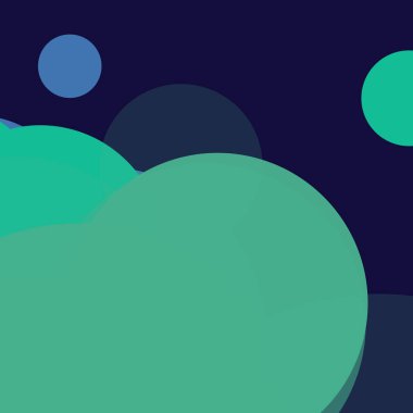 En az renkli arkaplan, soyut lekeli basit daireler baloncuk iş deseni tasarımı