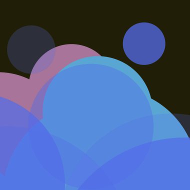 En az renkli arkaplan, soyut lekeli basit daireler baloncuk iş deseni tasarımı