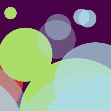 En az renkli arkaplan, soyut lekeli basit daireler baloncuk iş deseni tasarımı