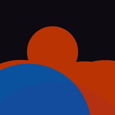 En az renkli arkaplan, soyut lekeli basit daireler baloncuk iş deseni tasarımı