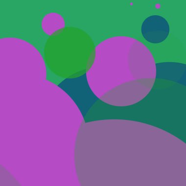 En az renkli arkaplan basit soyut daireler baloncuk iş deseni tasarımı