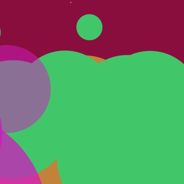 Renkli basit soyut daireler baloncuk iş arka plan tasarımı