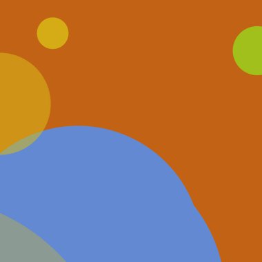 Renkli basit soyut daireler baloncuk iş arka plan tasarımı