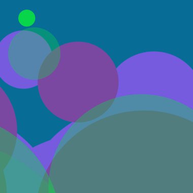 En az renkli arkaplan basit soyut daireler baloncuk iş deseni tasarımı