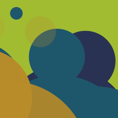 En az renkli arkaplan basit soyut daireler baloncuk iş deseni tasarımı