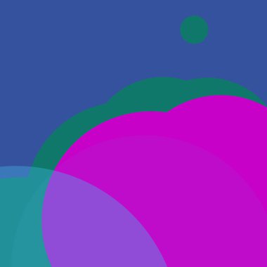 En az renkli arkaplan basit soyut daireler baloncuk iş deseni tasarımı