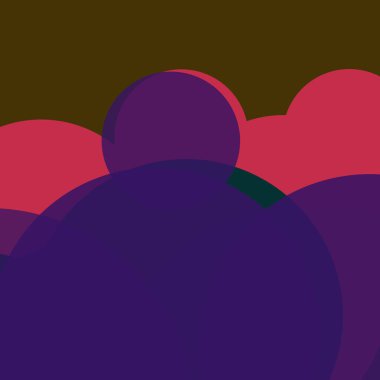 En az renkli arkaplan basit soyut daireler baloncuk iş deseni tasarımı