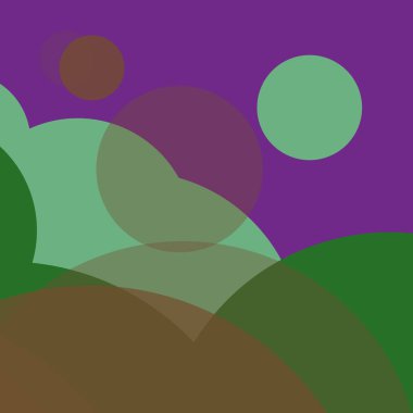 En az renkli arkaplan basit soyut daireler baloncuk iş deseni tasarımı