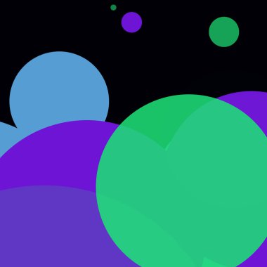 En az renkli arkaplan basit soyut daireler baloncuk iş deseni tasarımı