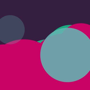 En az renkli arkaplan basit soyut daireler baloncuk iş deseni tasarımı