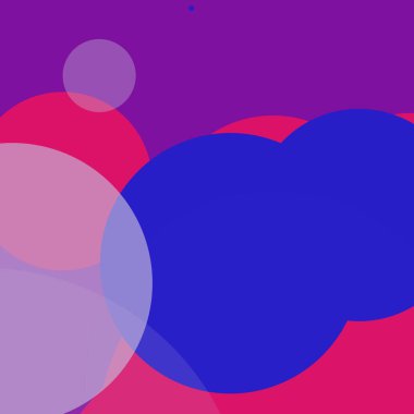 Renkli basit soyut daireler baloncuk iş arka plan tasarımı