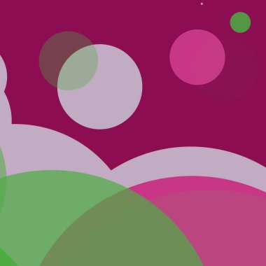 Renkli arkaplan, basit soyut daireler, kabarcık iş deseni tasarımı