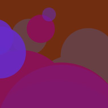 Renkli arkaplan, basit soyut daireler, kabarcık iş deseni tasarımı