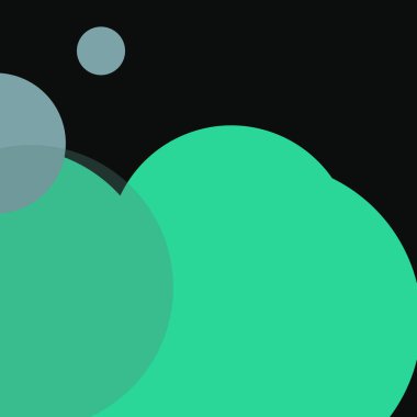 Renkli arkaplan, basit soyut daireler, kabarcık iş deseni tasarımı