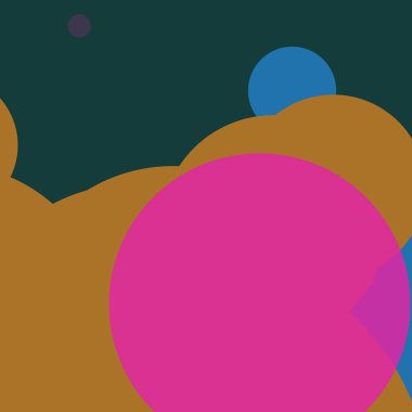 Renkli basit soyut daireler baloncuk iş arka plan tasarımı