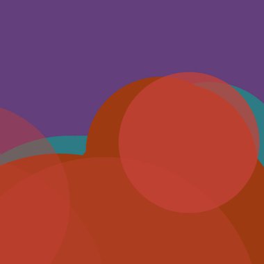 Renkli basit soyut daireler baloncuk iş arka plan tasarımı