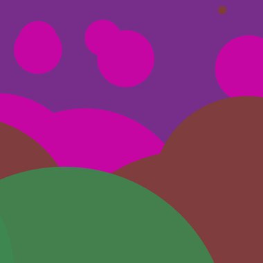 Renkli, yaratıcı, basit, soyut yuvarlak, baloncuk iş arka planı tasarımı