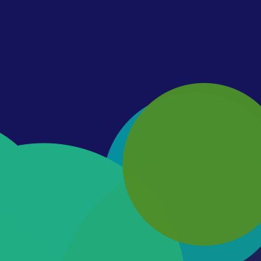 Renkli, yaratıcı, basit, soyut yuvarlak, baloncuk iş arka planı tasarımı