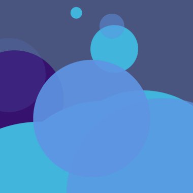 Renkli, yaratıcı, basit, soyut yuvarlak, baloncuk iş arka planı tasarımı