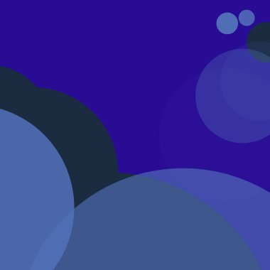 Renkli, yaratıcı, basit, soyut yuvarlak, baloncuk iş arka planı tasarımı