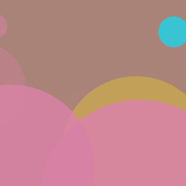 Renkli lekeli basit soyut daireler baloncuk iş arkaplan tasarımı