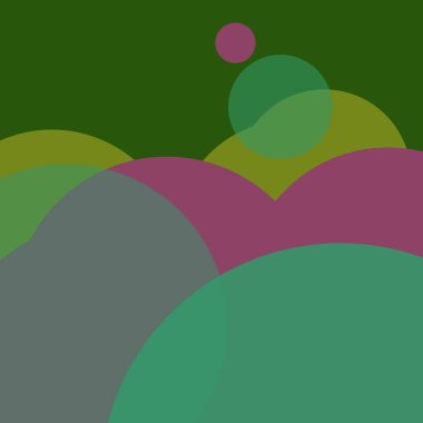 Renkli lekeli basit soyut daireler baloncuk iş arkaplan tasarımı