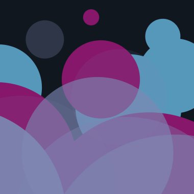 Renkli düz damla basit soyut daireler kabarcık iş arka plan tasarımı