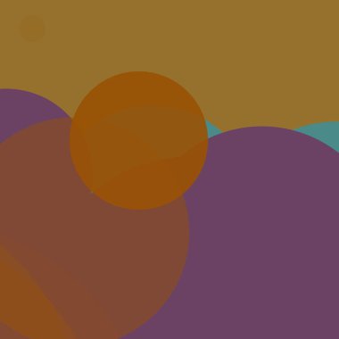 Renkli düz, basit, soyut daireler, kabarcık iş arka planı tasarımı