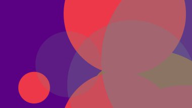 Düz renkli basit yuvarlak baloncuk iş arka plan tasarımı