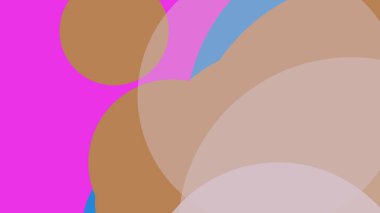 Düz renkli basit yuvarlak baloncuk iş arka plan tasarımı