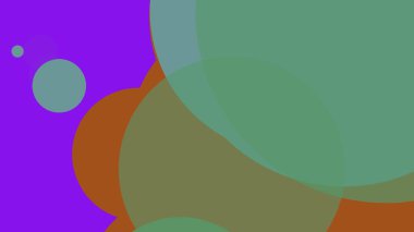 Düz renkli basit yuvarlak baloncuk iş arka plan tasarımı