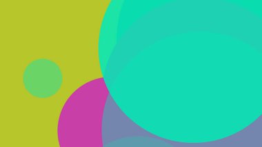 Düz renkli basit yuvarlak baloncuk iş arka plan tasarımı