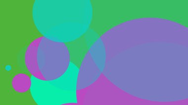 Düz renkli basit yuvarlak baloncuk iş arka plan tasarımı